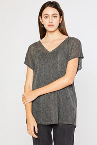 Front Pocket Dolman Sleeve Top