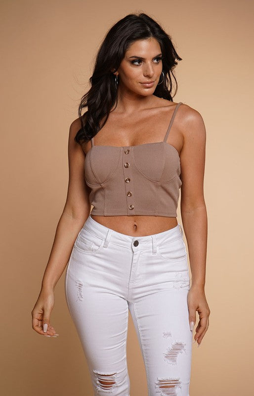 Stretch Twill Bustier