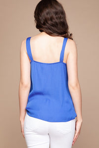 Knotted Strap Front Tank Top