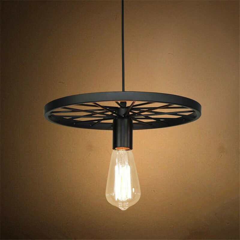 Modern Back Retro Pendant Lamp Ceiling Light Wheel Light for Bedroom cafe~1534