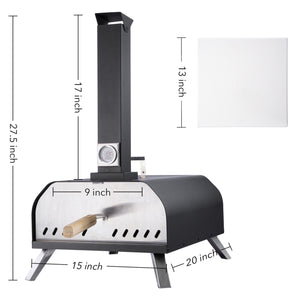 Stainless Steel Outdoor Pizza Oven-4