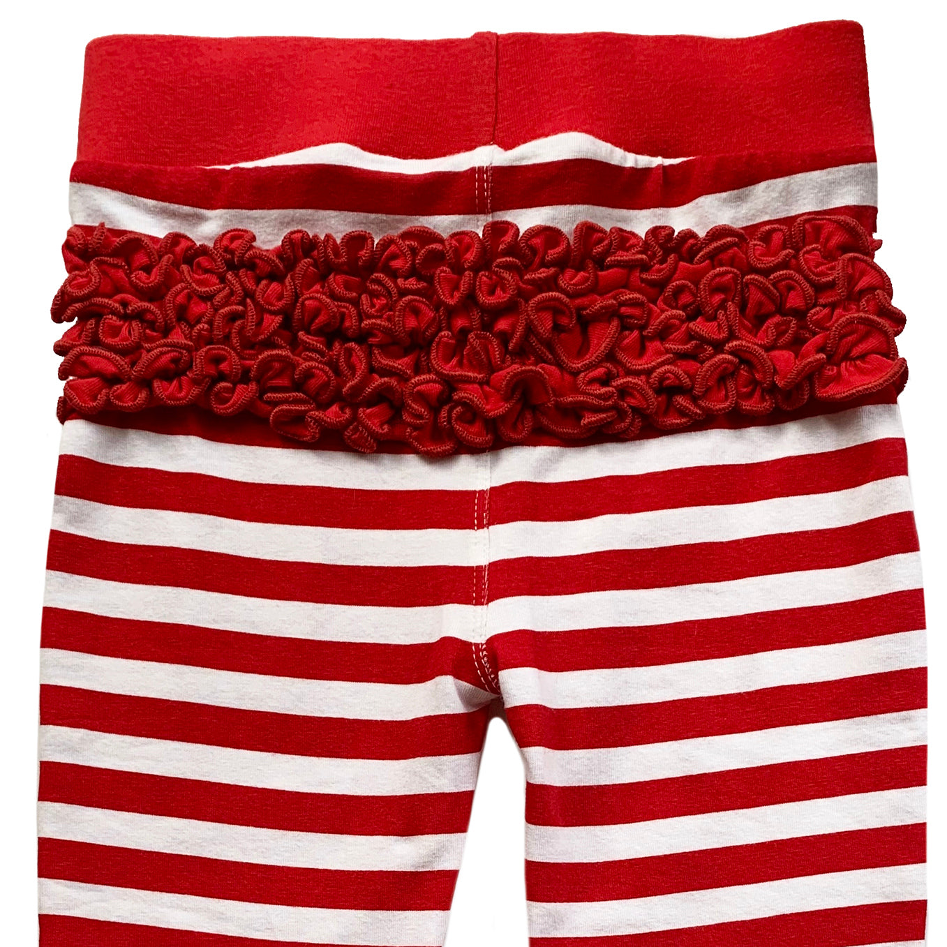 Baby Toddler Big Girls Boutique Red Ruffle Butt Leggings