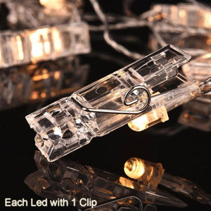 Photo Clip USB LED String Fairy Lights