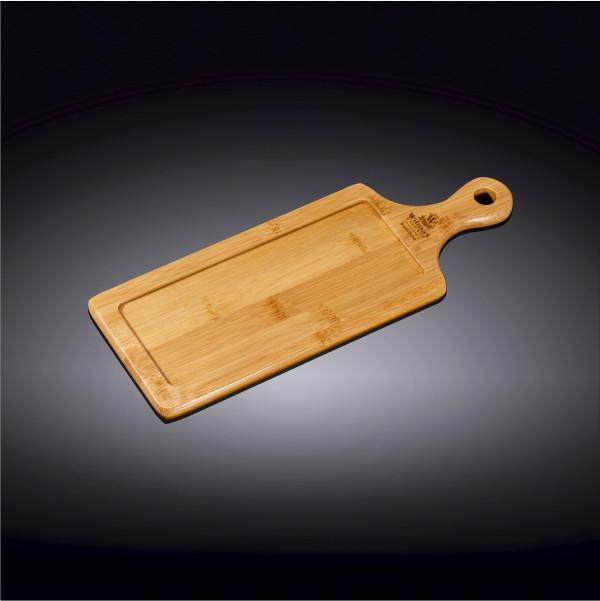 Bamboo Tray 11.75" X 4.5" | For Appetizers / Barbecue / Burger Sliders