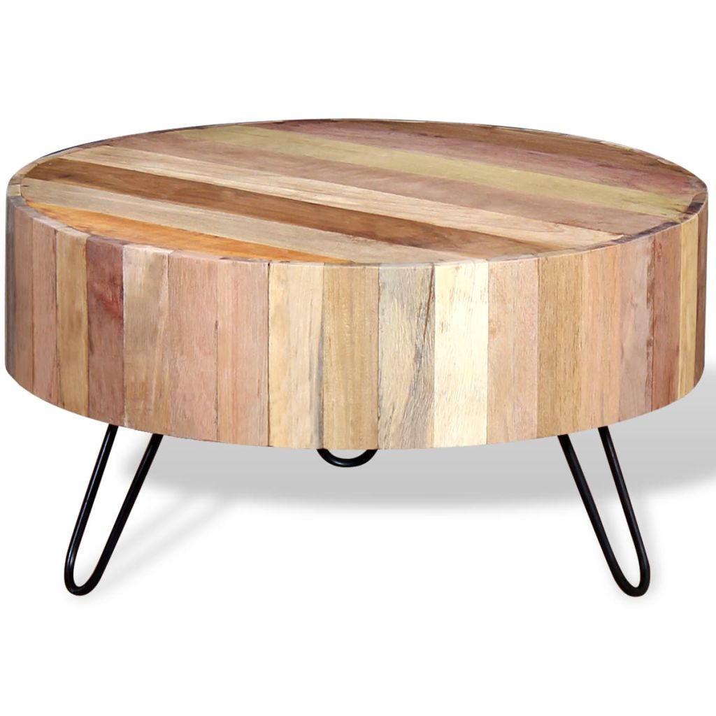 vidaXL Coffee Table Solid Reclaimed Wood-1