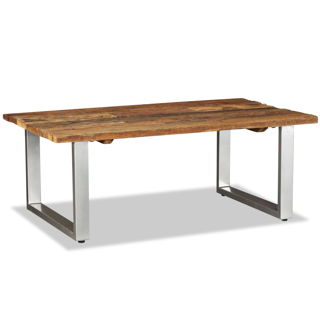 vidaXL Coffee Table Solid Reclaimed Wood 39.4"x23.6"x15"-3