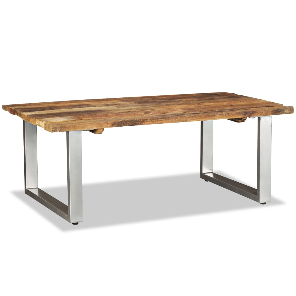 vidaXL Coffee Table Solid Reclaimed Wood 39.4"x23.6"x15"-4