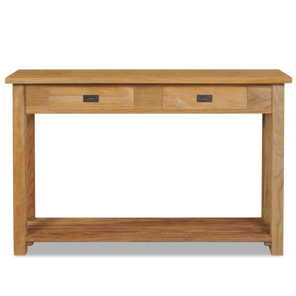 vidaXL Console Table Solid Teak 47.2"x11.8"x31.5"-1