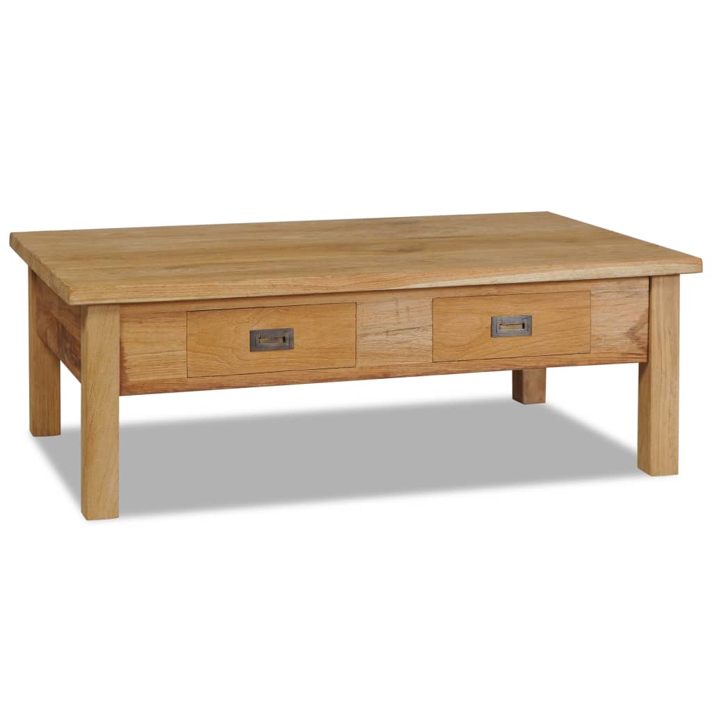 vidaXL Coffee Table Solid Teak 39.4"x23.6"x13.8"-0