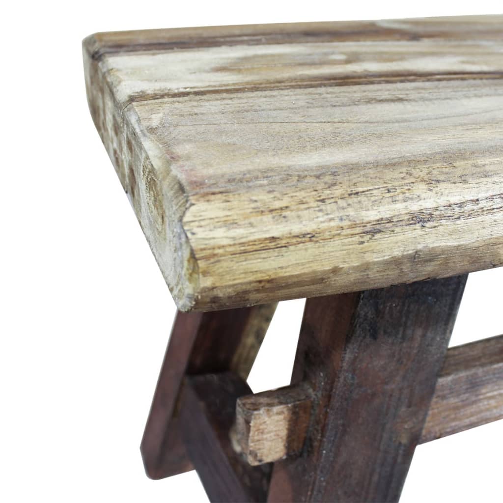 vidaXL Bench Solid Reclaimed Wood 39.4"x11"x16.9"-2