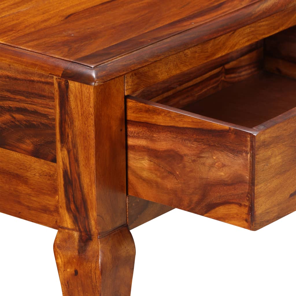 vidaXL Console Table Solid Sheesham Wood 35.4"x12.6"x29.9"-6