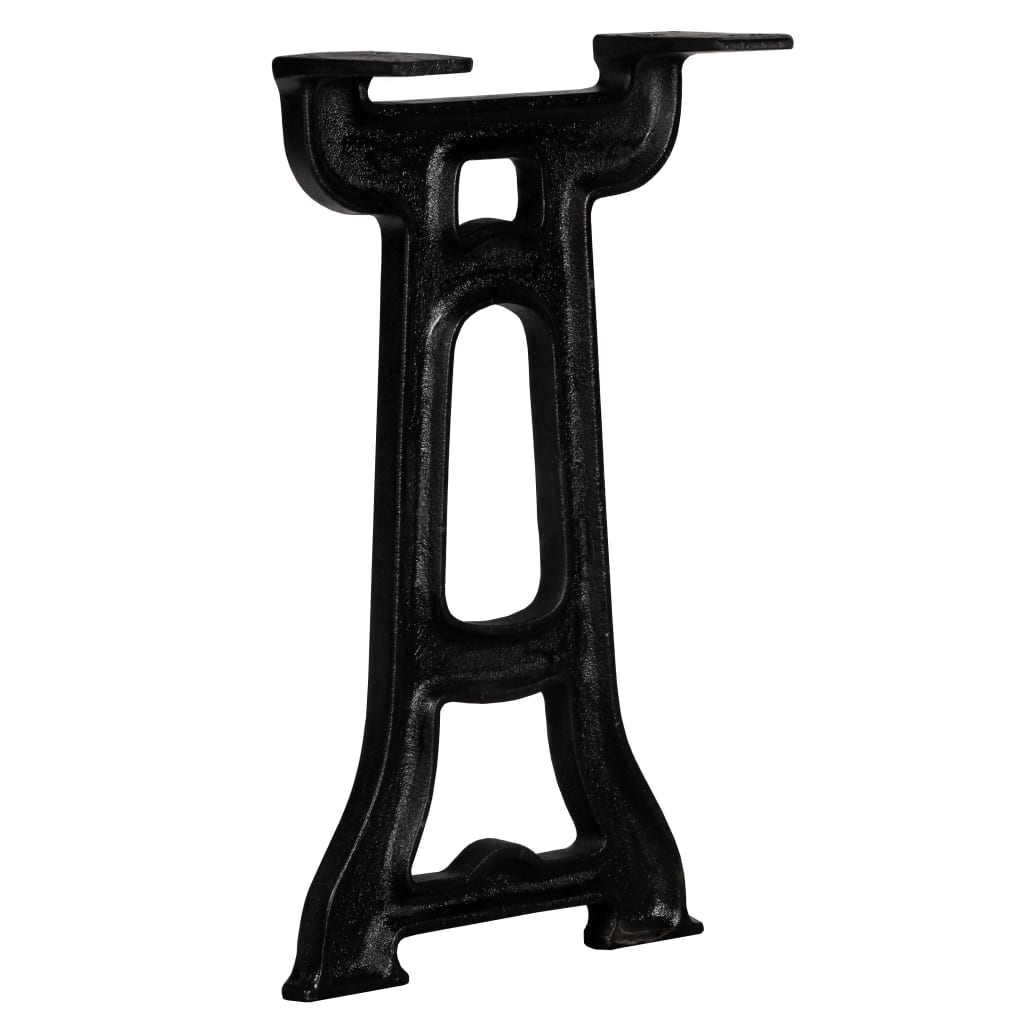 vidaXL Bench Legs 2 pcs Y-Frame Cast Iron-2