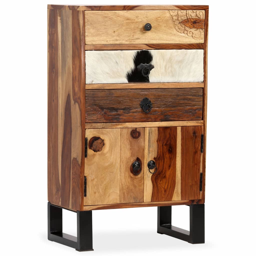 Sideboard Solid Sheesham Wood 19.7"x11.8"x33.9"