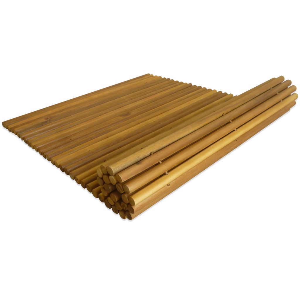 vidaXL Bath Mat Acacia Wood 31.5"x19.7"-1