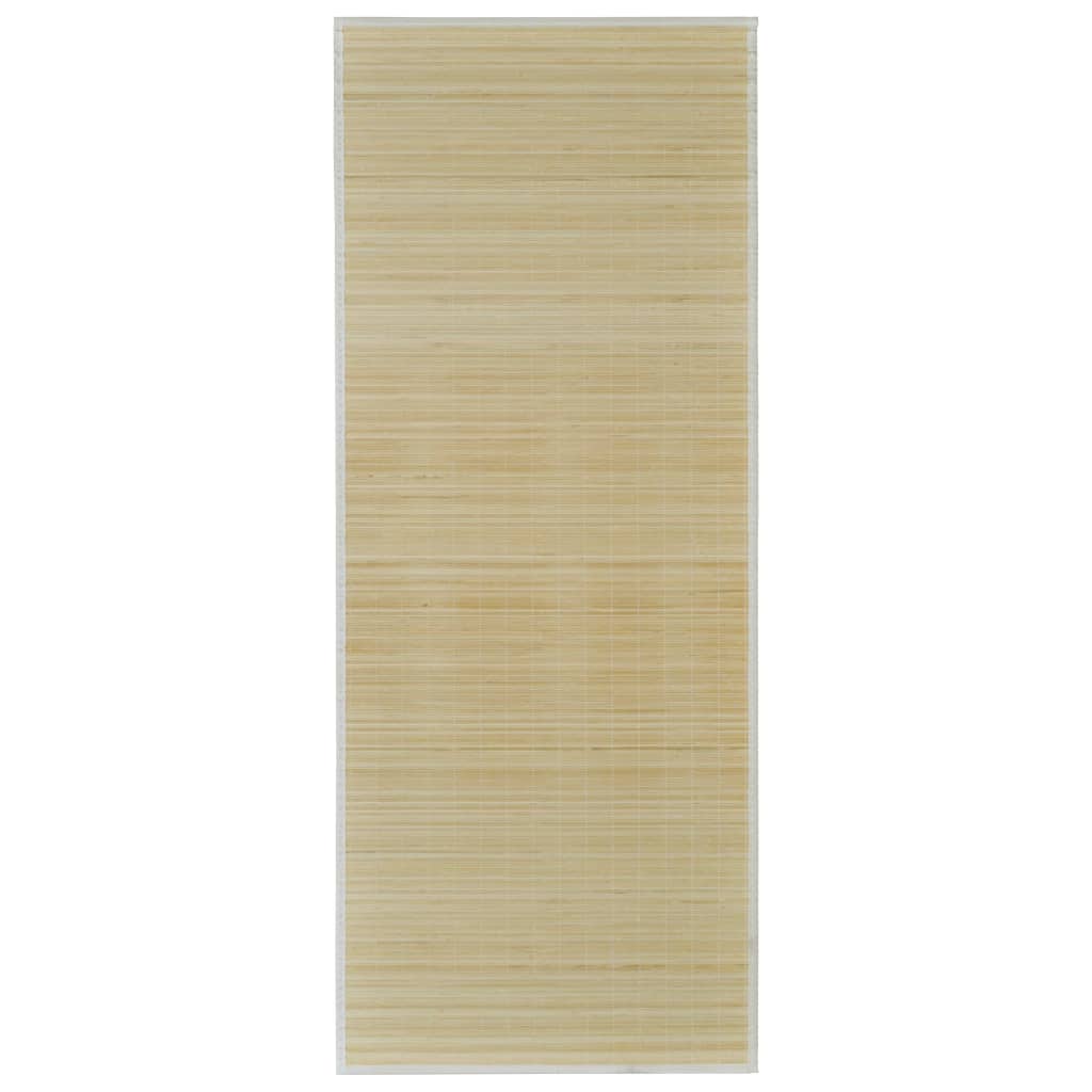 vidaXL Bamboo Rug Runner with Non-slip PVC Backing Floor Carpet Rectangular-9