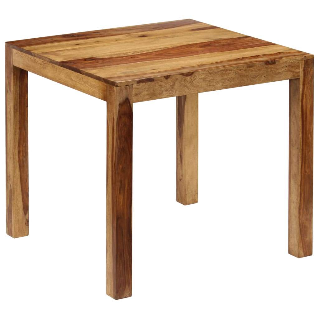 Dining Table Solid Sheesham Wood 32.2"x31.5"x29.9"