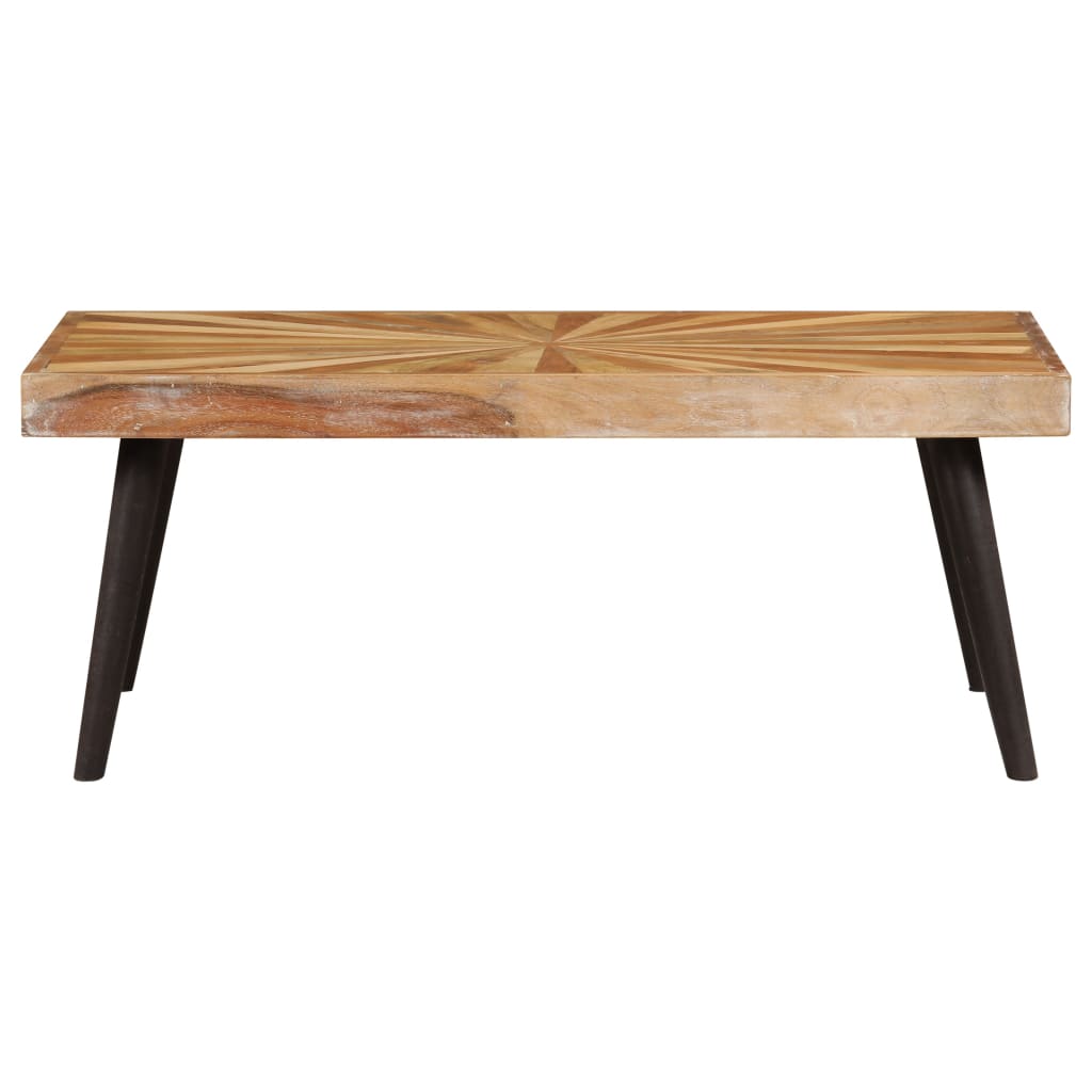 vidaXL Coffee Table Solid Mango Wood 35.4"x21.7"x14.2"-1