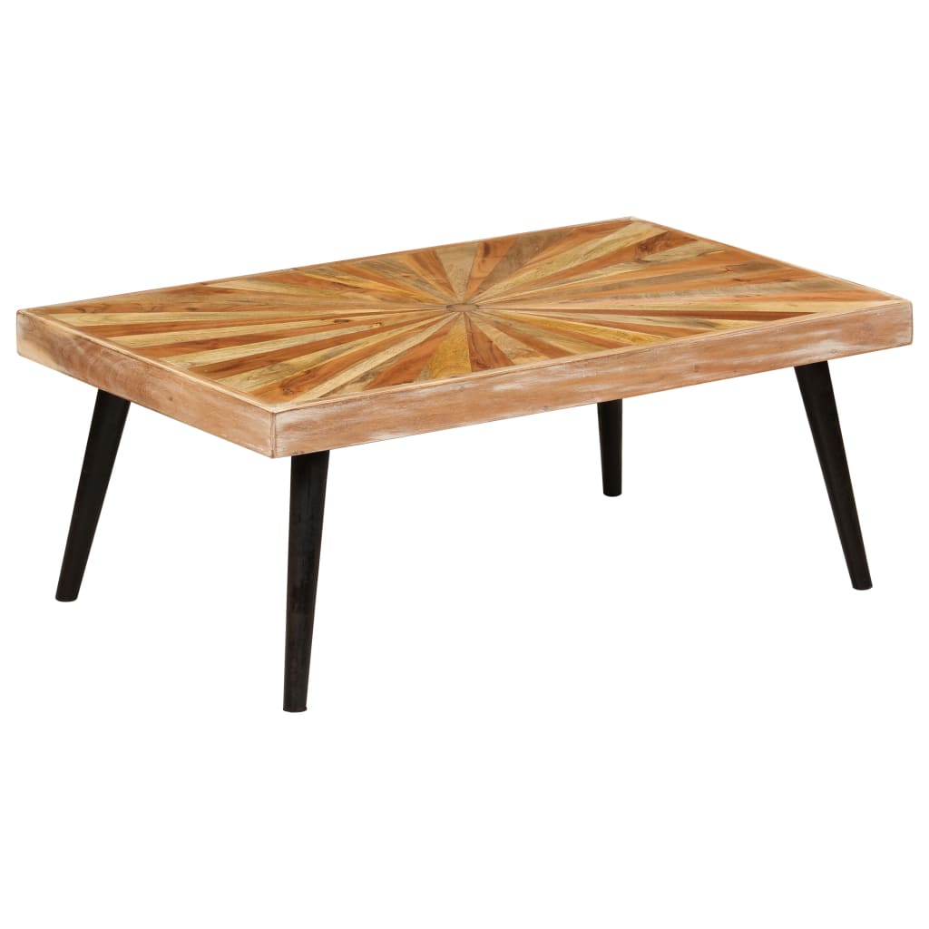 vidaXL Coffee Table Solid Mango Wood 35.4"x21.7"x14.2"-8