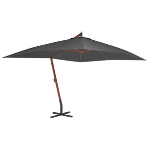 vidaXL Cantilever Umbrella Parasol Garden Outdoor Umbrella with Pully System-6