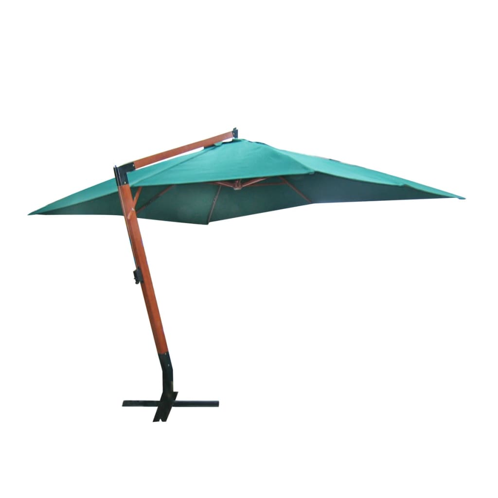 vidaXL Cantilever Umbrella Parasol Garden Outdoor Umbrella with Pully System-9