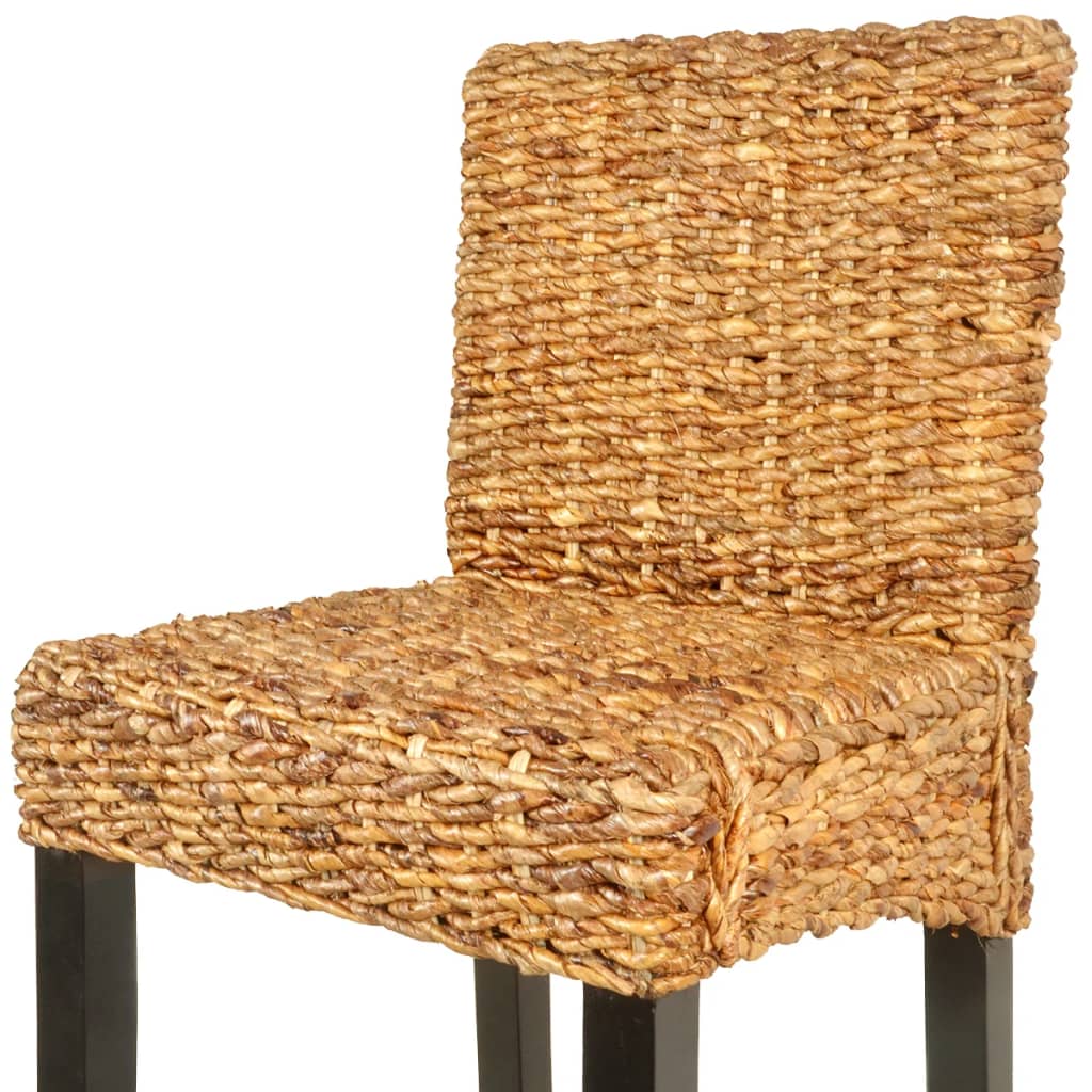 vidaXL Bar Stools 2 pcs Abaca-3