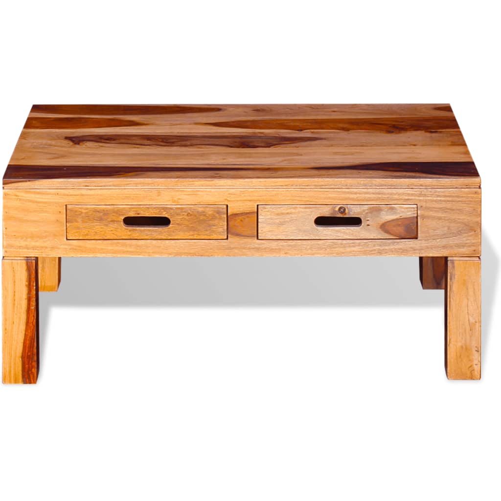 vidaXL Coffee Table Solid Sheesham Wood-5