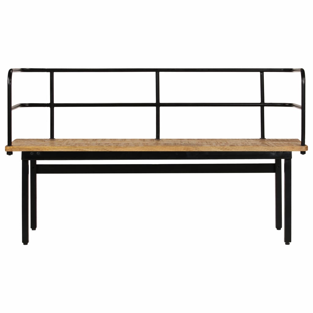 vidaXL Bench 47.2"x15.7"x27.6" Solid Mango Wood-2