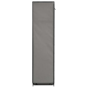 vidaXL Clothing Rack Storage Wardrobe Closet with Compartments and Rods Fabric-8