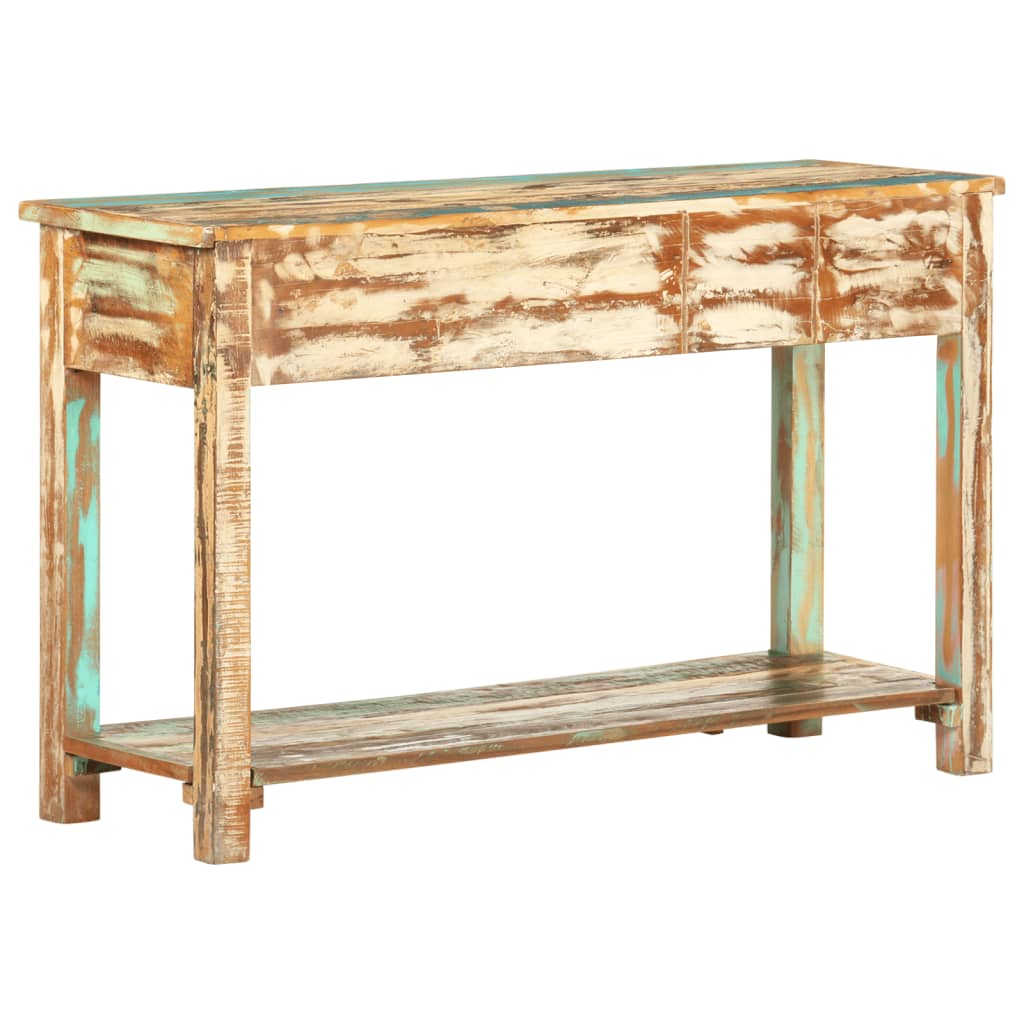 vidaXL Console Table 47.2"x15.7"x29.5" Solid Reclaimed Wood-2