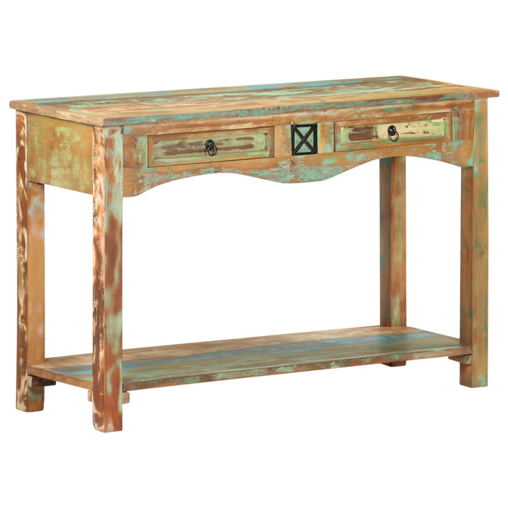 vidaXL Console Table 47.2"x15.7"x29.5" Solid Reclaimed Wood-6