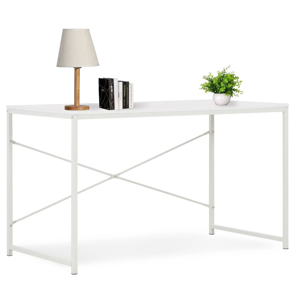 vidaXL Computer Desk White 47.2"x23.6"x27.6"-0