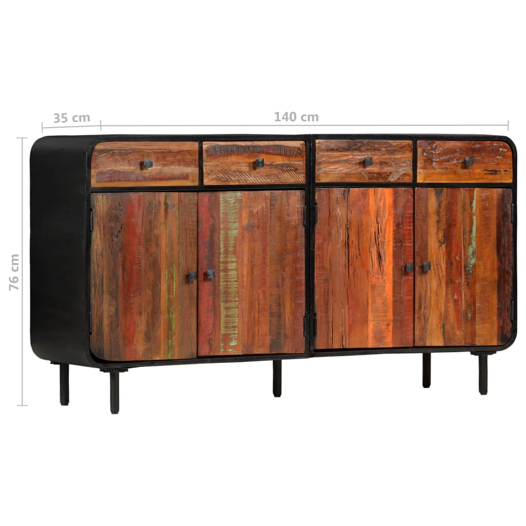 Sideboard Solid Reclaimed Wood 55.1"x13.7"x29.9"