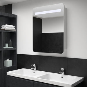 vidaXL Bathroom Cabinet Mirrored Bathroom Vanity Wall Mounted Medicine Cabinet-2