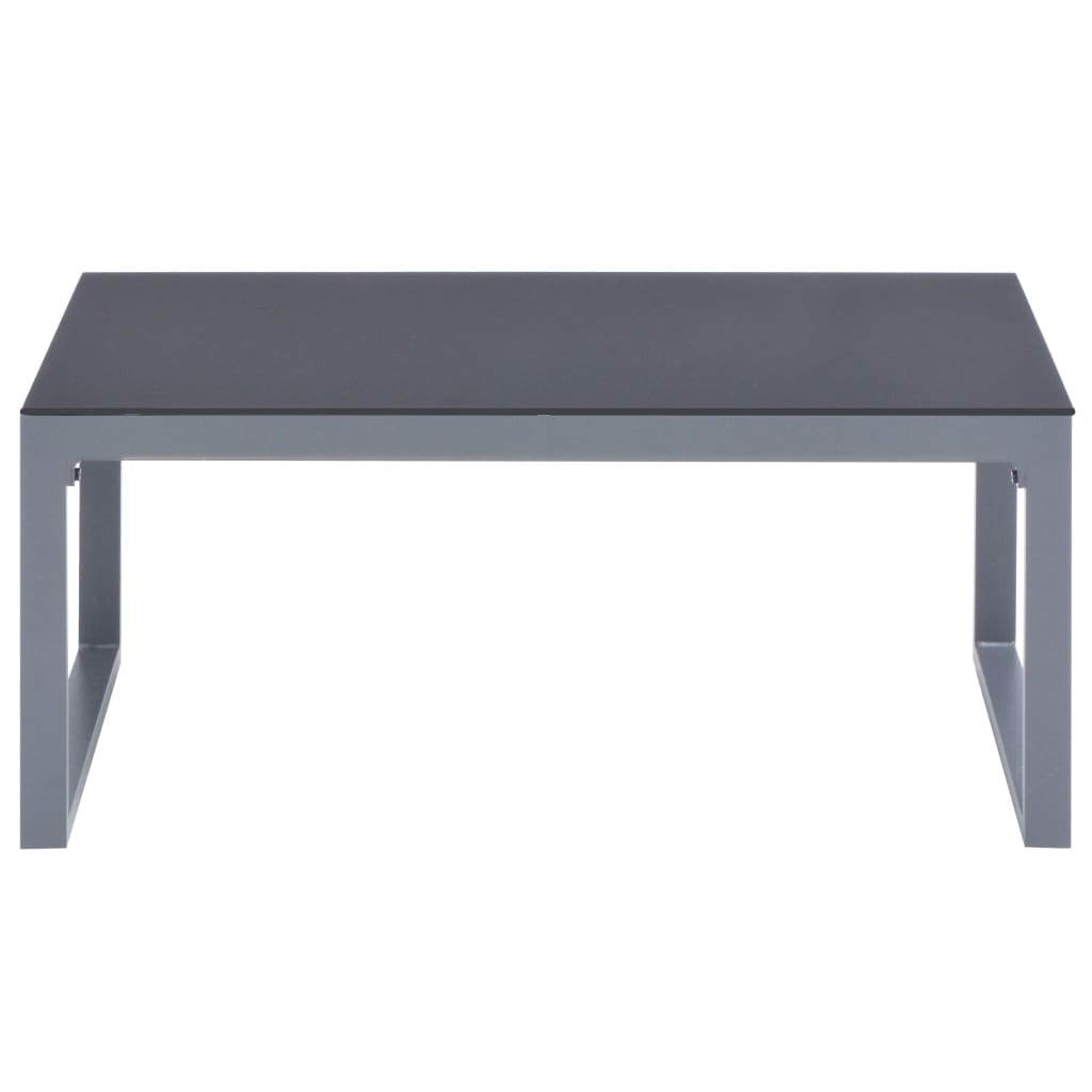 vidaXL Coffee Table 35.4"x19.7"x15.7" Aluminum-1