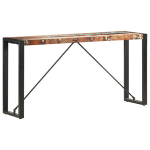 vidaXL Console Table Entryway Table Narrow Hall Side Table Solid Wood Mango-3
