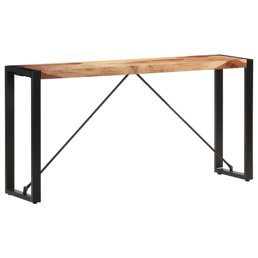 vidaXL Console Table Entryway Table Narrow Hall Side Table Solid Wood Mango-17