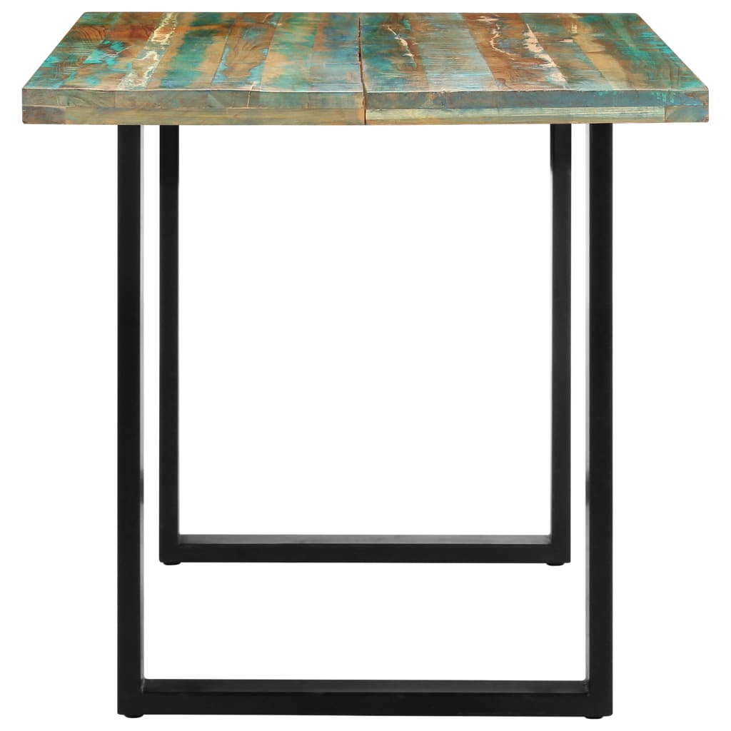 vidaXL Dining Table 63"x31.5"x29.5" Solid Reclaimed Wood-2