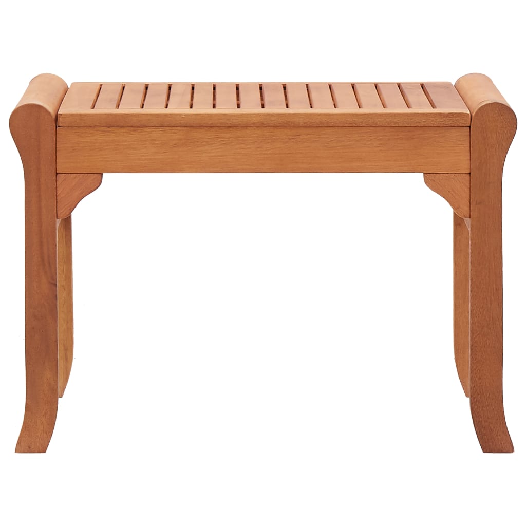 vidaXL Bench Weather Resistant Wooden Outdoor Bench Solid Wood Eucalyptus-3