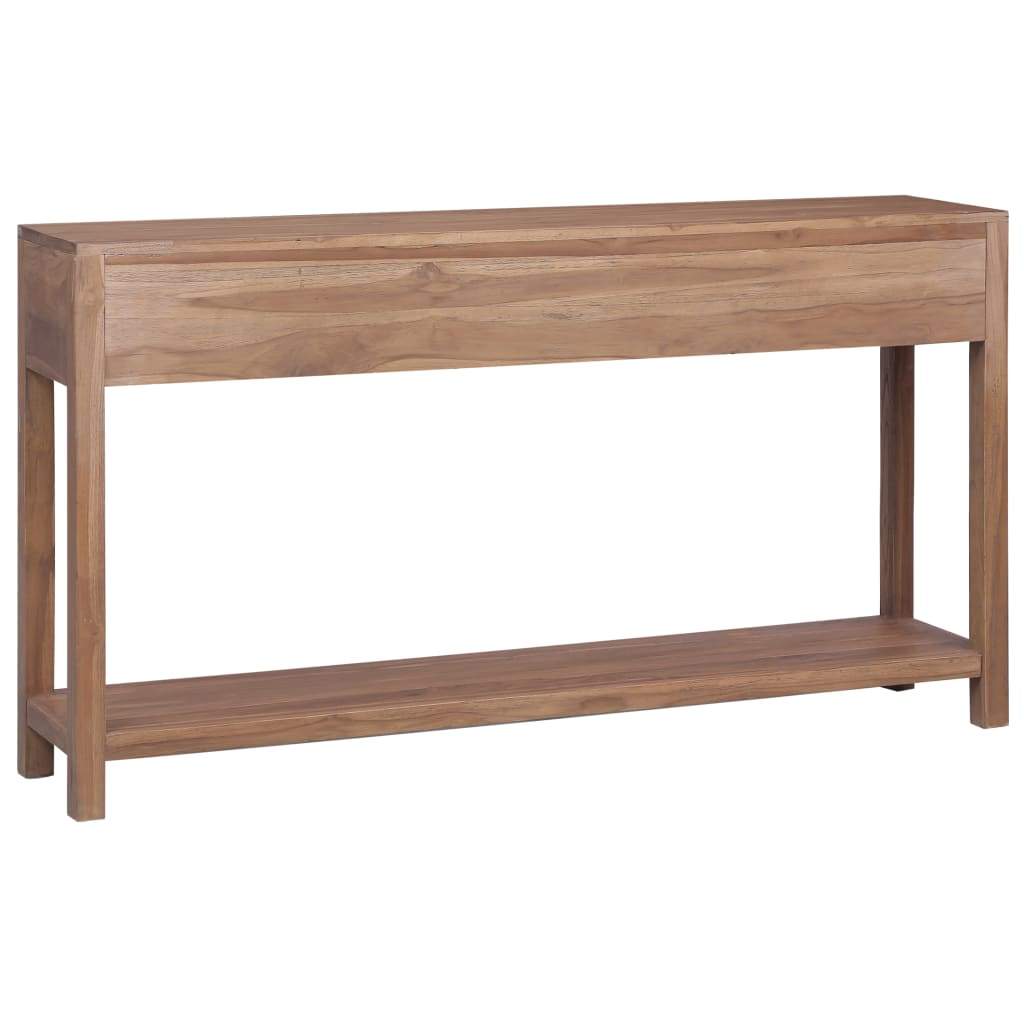 Console Table 57.1"x11.8"x31.5" Solid Teak Wood