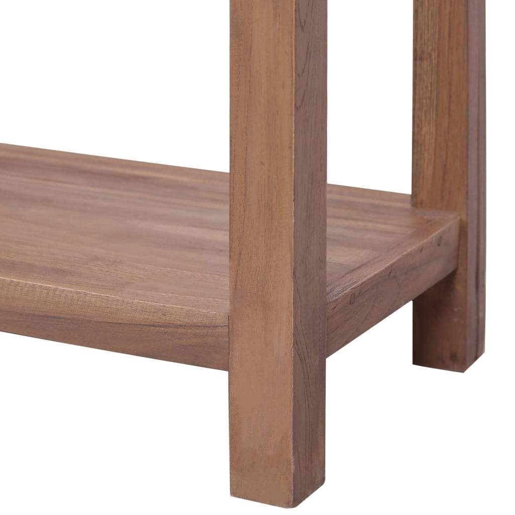 Console Table 57.1"x11.8"x31.5" Solid Teak Wood