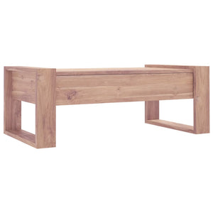 vidaXL Coffee Table 43.3"x23.6"x15.7" Solid Teak Wood-3