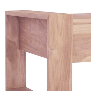vidaXL Coffee Table 43.3"x23.6"x15.7" Solid Teak Wood-5