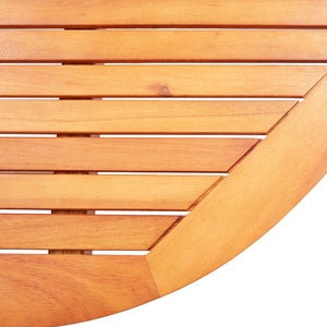 vidaXL Folding Patio Table 63"x33.5"x29.1" Solid Wood Eucalyptus-4