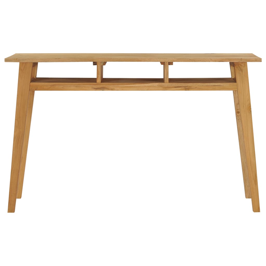 vidaXL Console Table 47.2"x13.8"x29.5" Solid Teak Wood-1