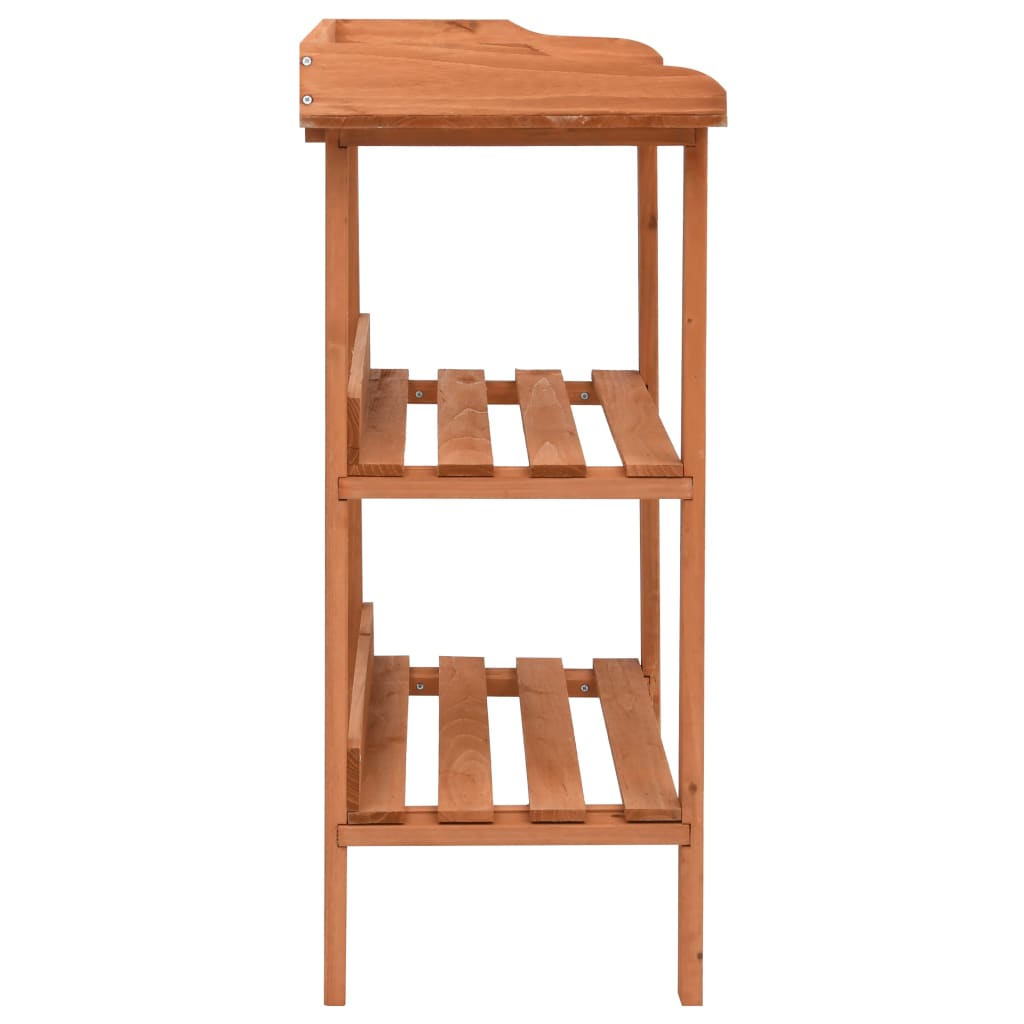 vidaXL Plant Stand 29.9"x14.6"x35" Firwood-2