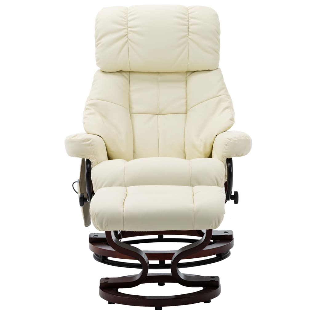 Bentwood Massage Reclining Chair Faux Leather Furniture Multi Colors