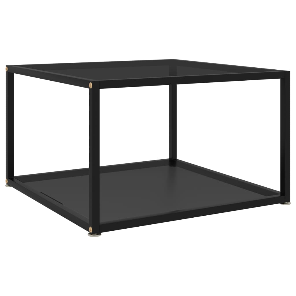 vidaXL Coffee Table End Table Living Room Accent Sofa Table Tempered Glass-7