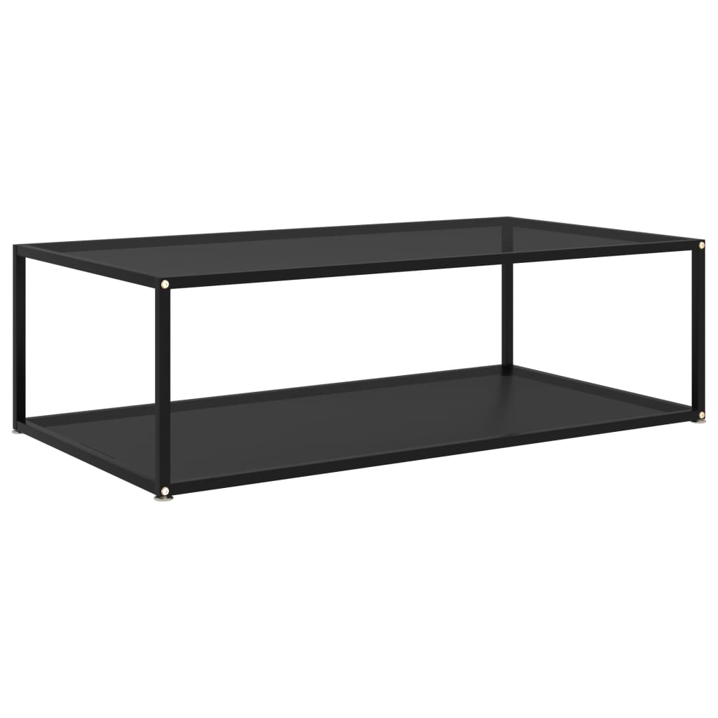 vidaXL Coffee Table End Table Living Room Accent Sofa Table Tempered Glass-6