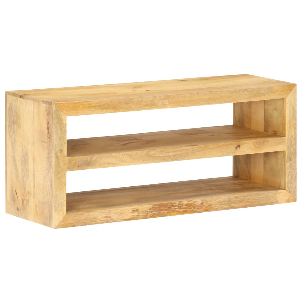 vidaXL TV Stand 42.1"x13.8"x17.7" Solid Wood Mango-0