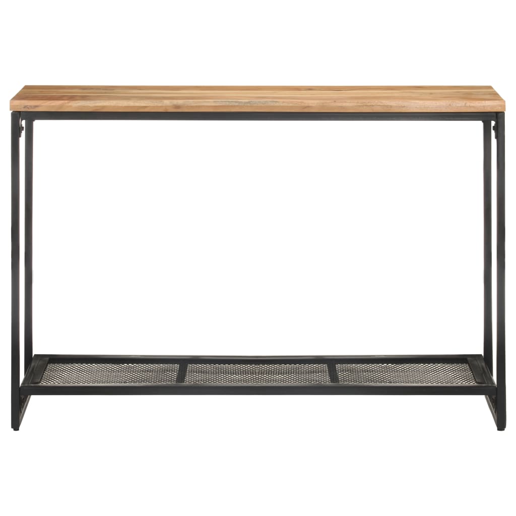 vidaXL Console Table 43.3"x13.8"x29.5" Solid Acacia Wood-0